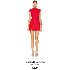 Natasha dress in red
